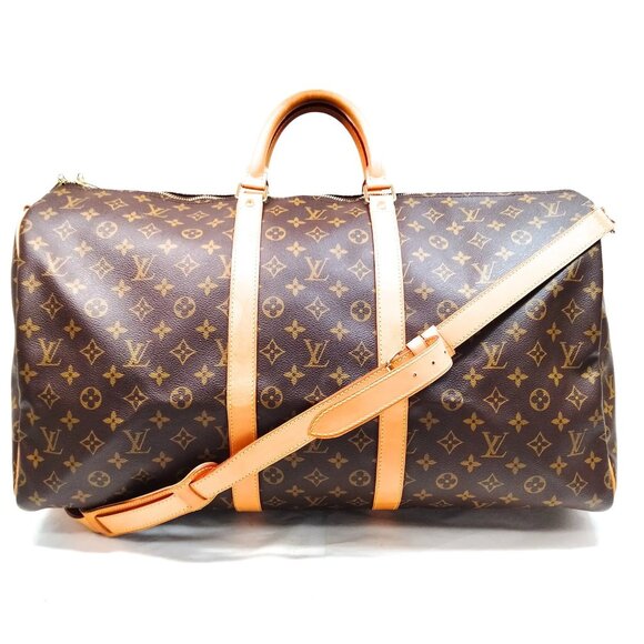 Louis Vuitton LV Boston Bag Keepall 55 Brown Monogram mon-548-091925 - Picture 2 of 11